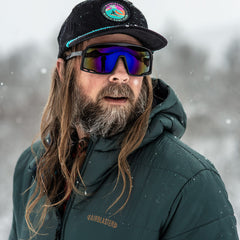 HENRIK BLACK WITH PURPLE MIRROR