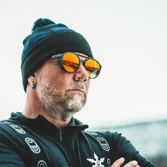 RICKARD BLACK WITH RED LENS