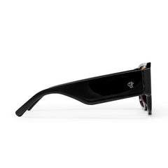 PRENZLAUER BLACK WITH LIGHT ORANGE LENS