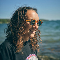 MARLENE LEOPARD WITH TURQUOISE LENS