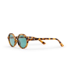MARLENE LEOPARD WITH TURQUOISE LENS