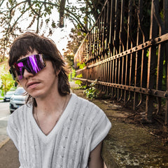 LUCA BLACK WITH PURPLE MIRROR