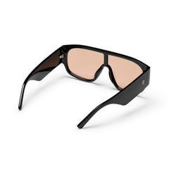 PRENZLAUER BLACK WITH LIGHT ORANGE LENS