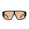 PRENZLAUER BLACK WITH LIGHT ORANGE LENS