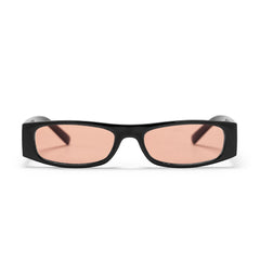 SIGRID BLACK WITH ORANGE LENS