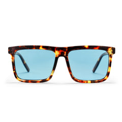 BRUCE TORTOISE WITH LIGHT BLUE LENS